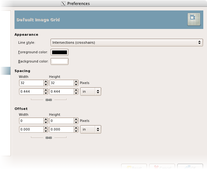 Default Grid Preferences