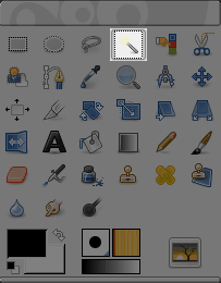 Magic Wand tool icon in the Toolbox